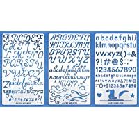 Aleks Melnyk #34 Plantillas Stencils de Metal para estarcir-Abecedario- Letters- Letras- Alfabeto- Numeros-para Arte…